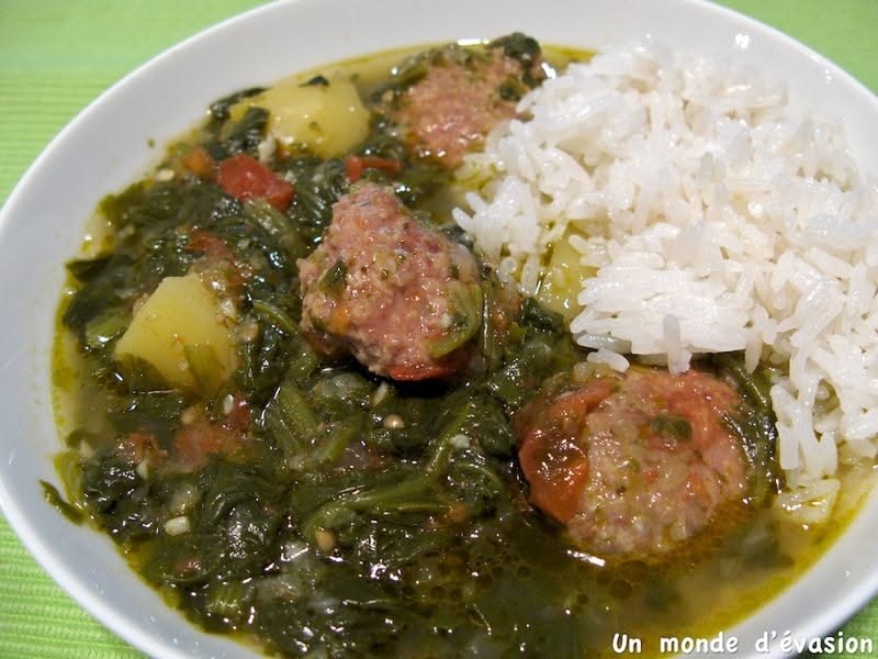 Ragoût savoureux avec riz